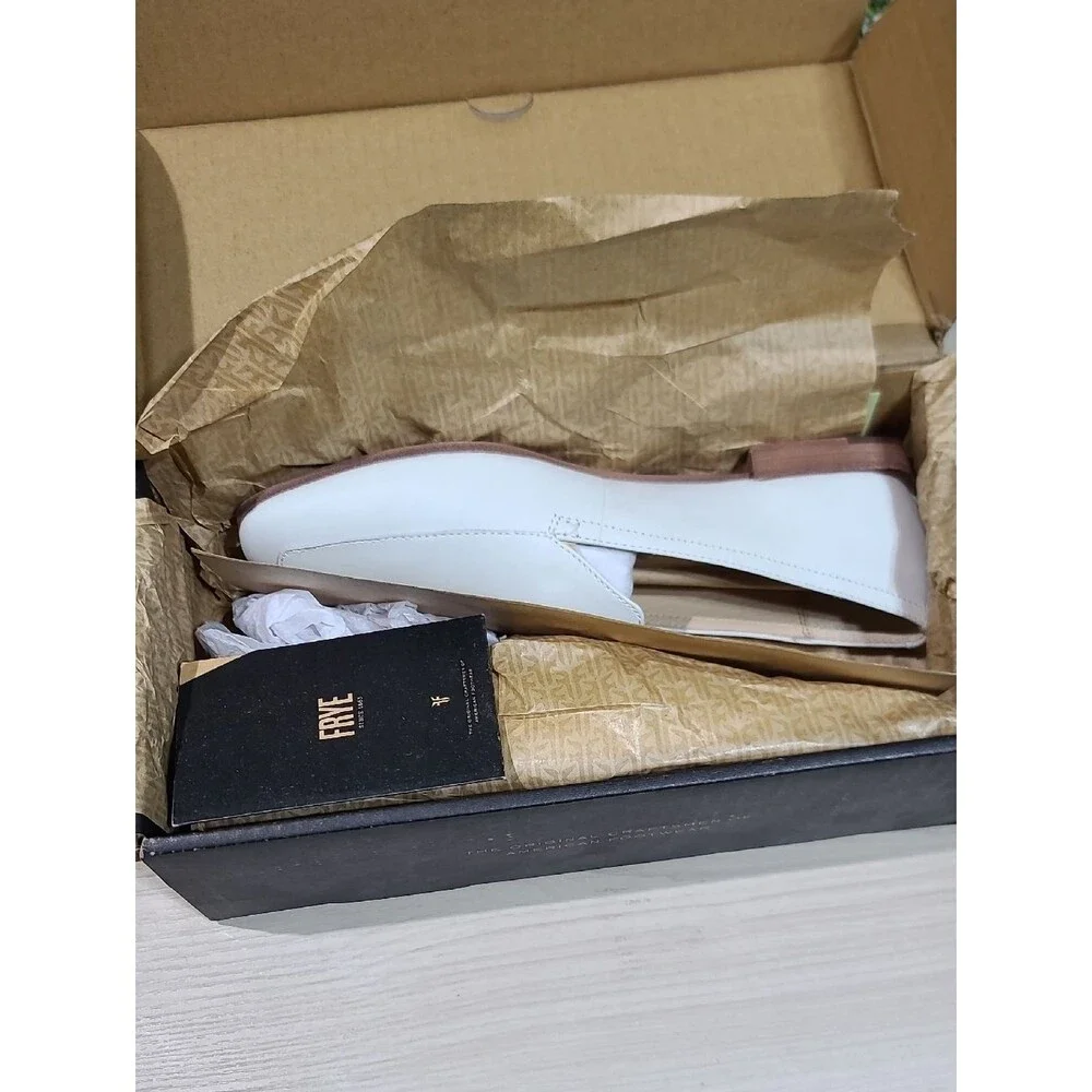 Frye Claire Venetian White Loafers - US Women's 7.5 NEW